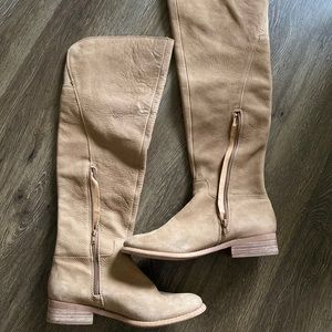 Lucky brand over the knee boots